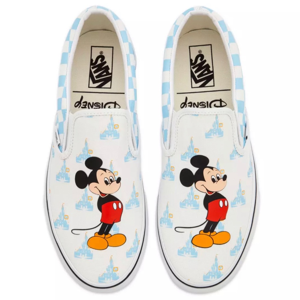 **Disney/Vans brand new Sold out exclusive Mickey classic slip ons**